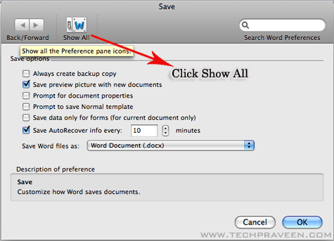 password protect my word document for mac 2011